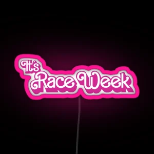 Race Week RGB Neon Sign