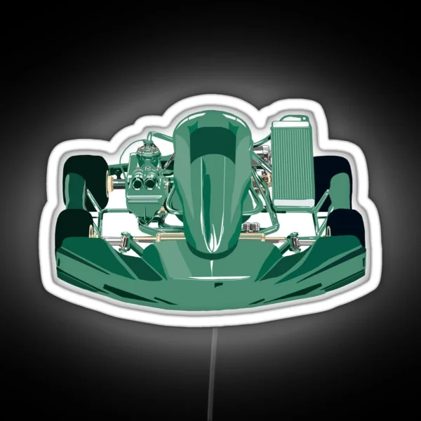 Racing Green Tony Kart Go Kart RGB Neon Sign