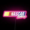 NASCAR Racing Neon Sign with Cool RGB Lighting - Vibrant Pink Design