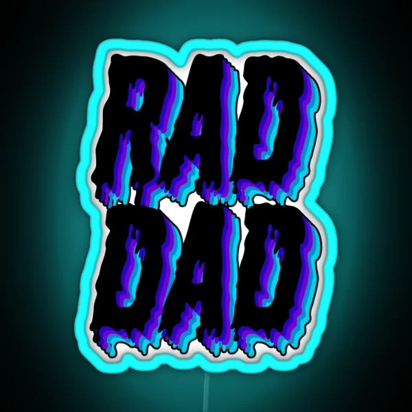 Rad Dad RGB Neon Sign