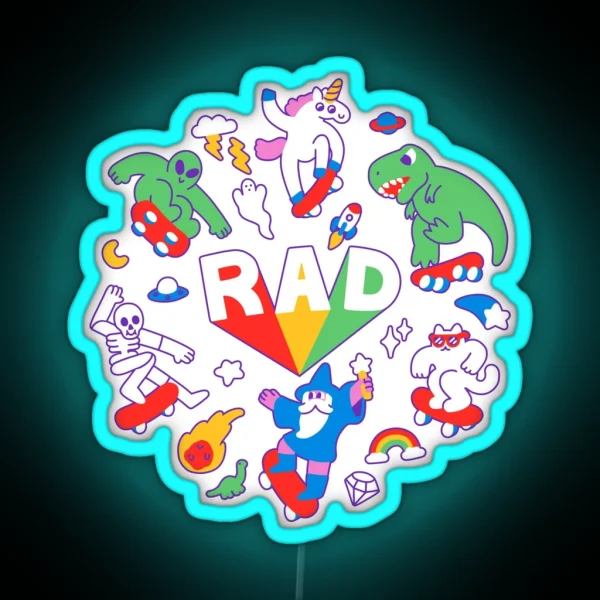 Rad Pals RGB Neon Sign