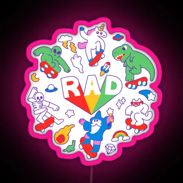 Rad Pals RGB Neon Sign