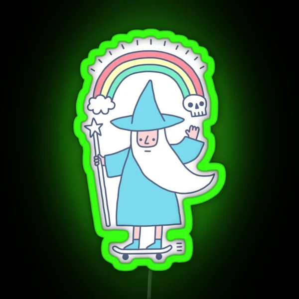 Rad Wizard RGB Neon Sign