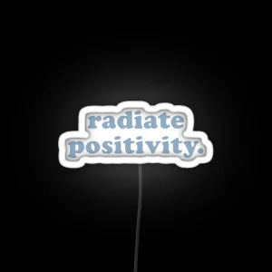 Radiate Positivity RGB Neon Sign