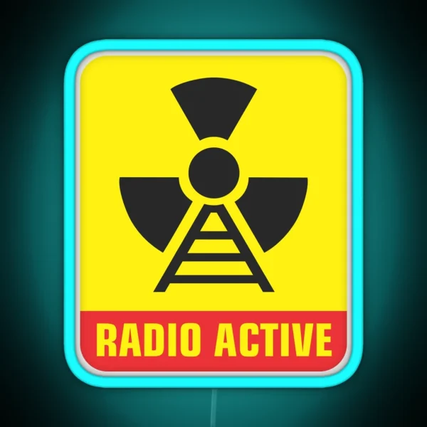 Radio Active Amateur Radio Operator RGB Neon Sign