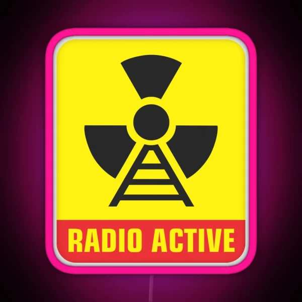 Radio Active Amateur Radio Operator RGB Neon Sign