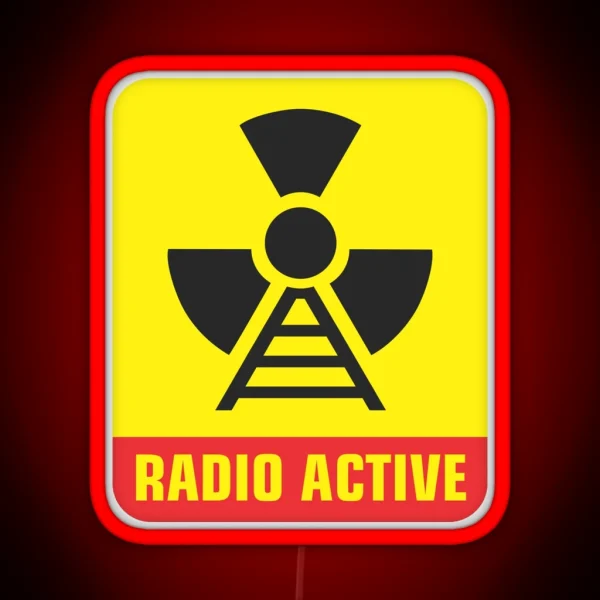 Radio Active Amateur Radio Operator RGB Neon Sign