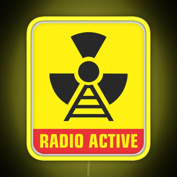 Radio Active Amateur Radio Operator RGB Neon Sign