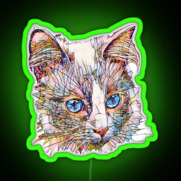 Ragdoll Owner Gift A Ragdoll Mom Gift RGB Neon Sign