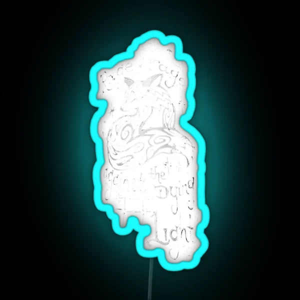 Ragerage Zip Hoodie RGB Neon Sign