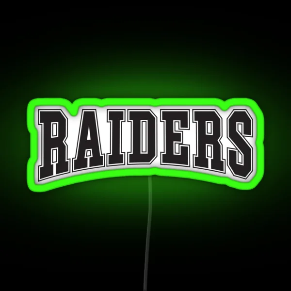 Raiders RGB Neon Sign
