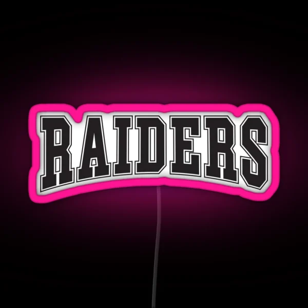 Raiders RGB Neon Sign