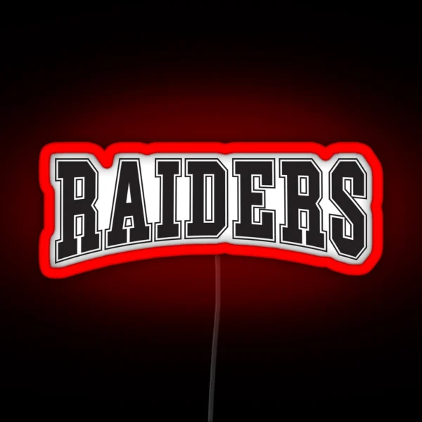Raiders RGB Neon Sign