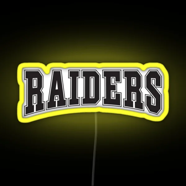 Raiders RGB Neon Sign