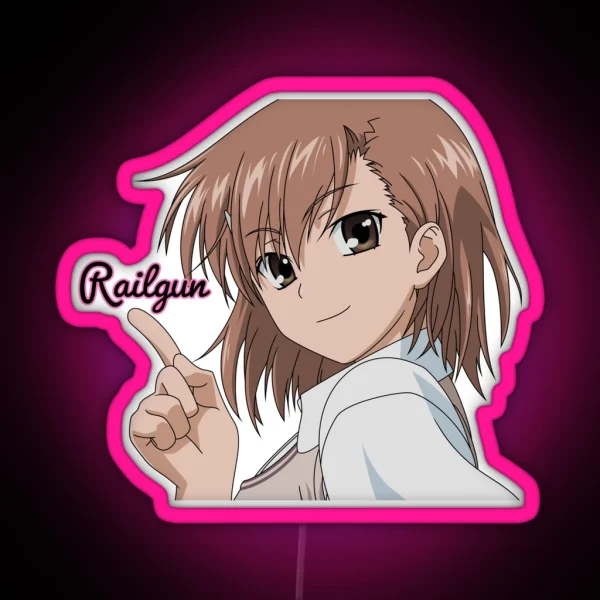 Railgun RGB Neon Sign