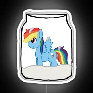 Rainbow Dash RGB Neon Sign