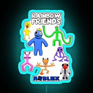 Rainbow Friends RGB Neon Sign