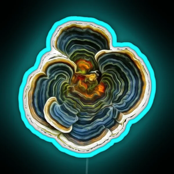 Rainbow Polypore RGB Neon Sign