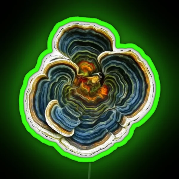 Rainbow Polypore RGB Neon Sign