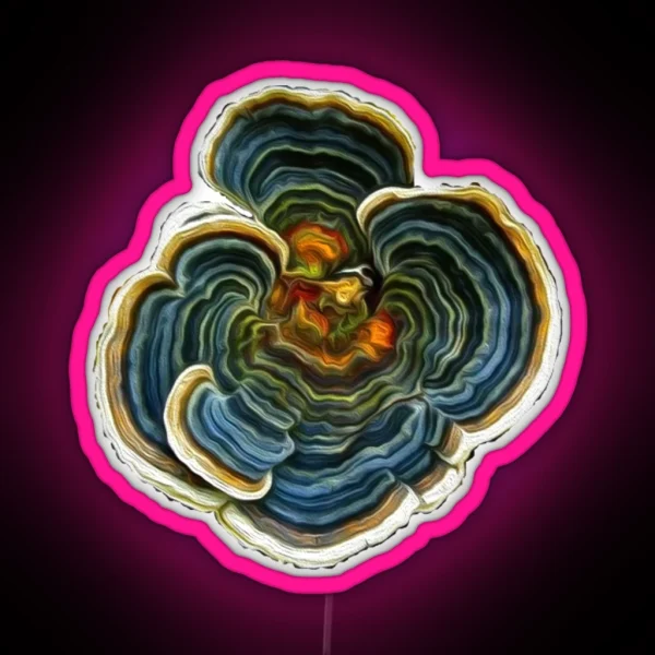 Rainbow Polypore RGB Neon Sign