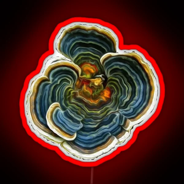 Rainbow Polypore RGB Neon Sign