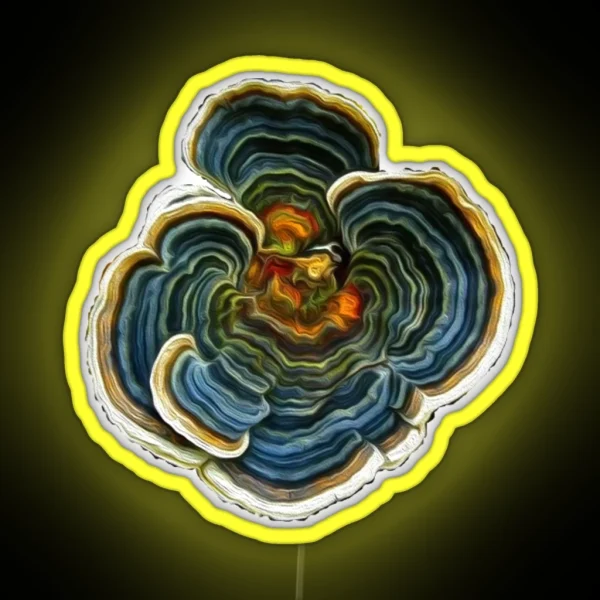 Rainbow Polypore RGB Neon Sign