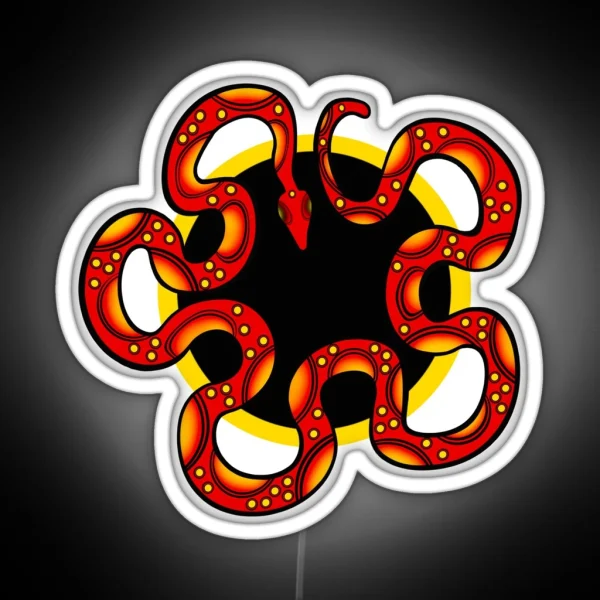 Rainbow Serpent Version 2 RGB Neon Sign