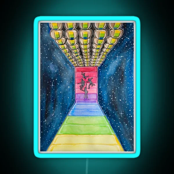 Rainbow Walkway RGB Neon Sign