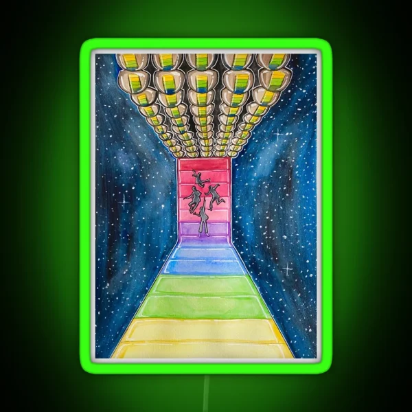Rainbow Walkway RGB Neon Sign