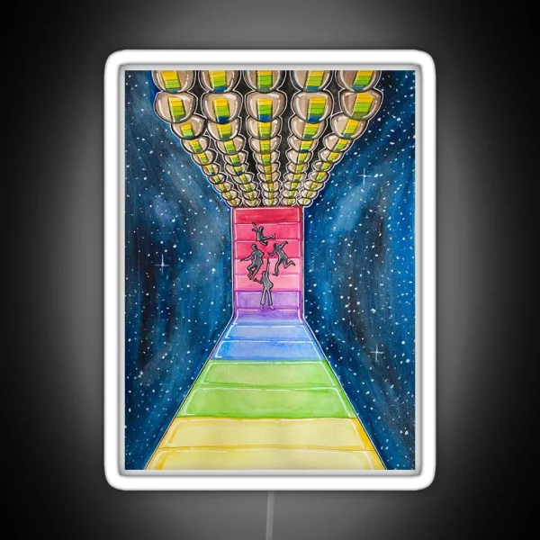 Rainbow Walkway RGB Neon Sign
