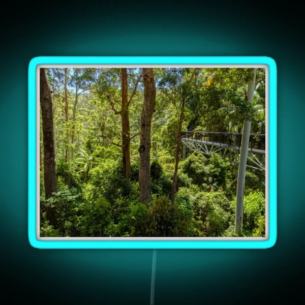 Rainforest Elevated Walkway RGB Neon Sign