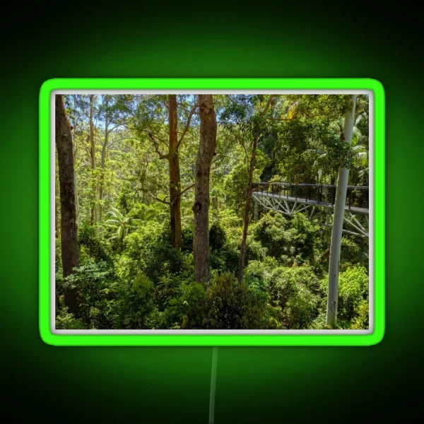 Rainforest Elevated Walkway RGB Neon Sign