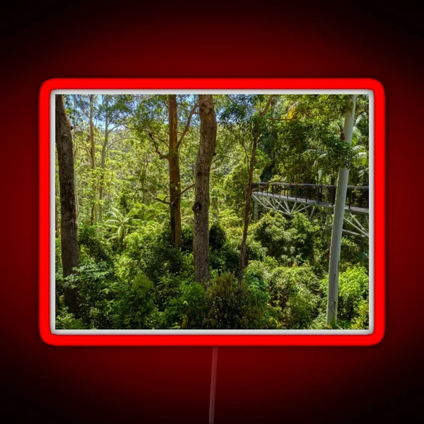 Rainforest Elevated Walkway RGB Neon Sign