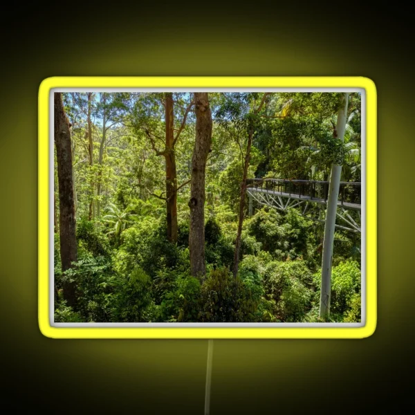 Rainforest Elevated Walkway RGB Neon Sign