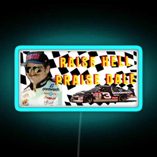 Raise Hell Praise Dale RGB Neon Sign