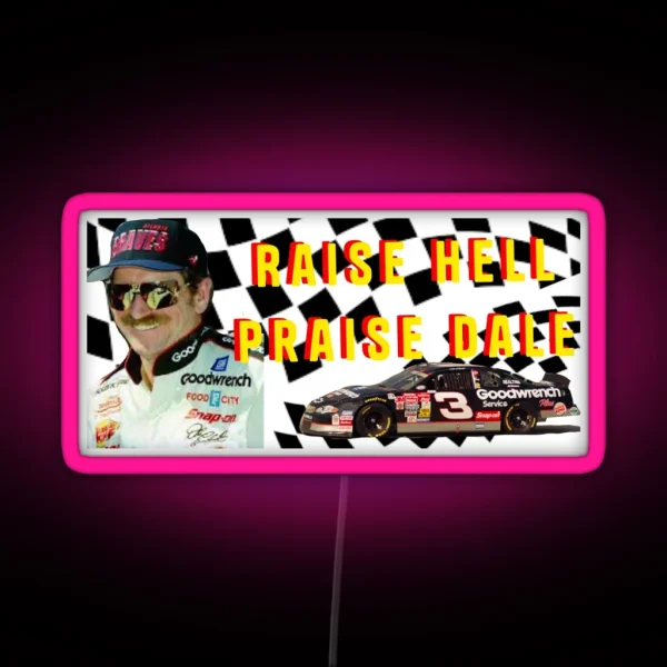 Raise Hell Praise Dale RGB Neon Sign