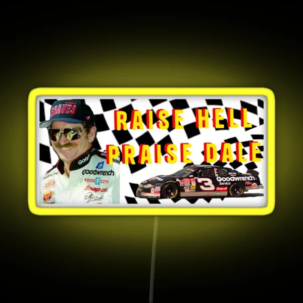 Raise Hell Praise Dale RGB Neon Sign