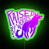 Raised RGB Neon Sign Green - Neon Lighting Setup