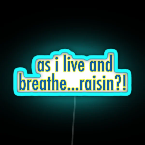 Raisin RGB Neon Sign