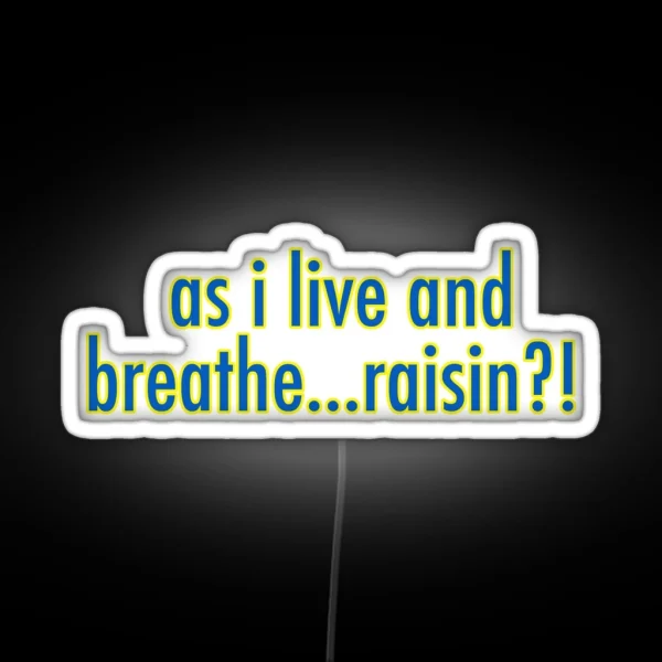 Raisin RGB Neon Sign