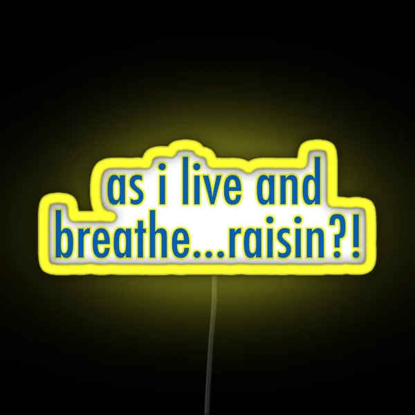 Raisin RGB Neon Sign