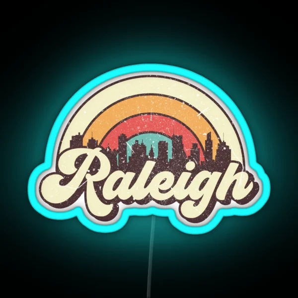 Raleigh City Gift RGB Neon Sign