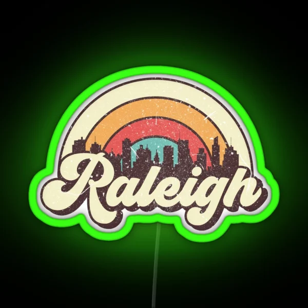 Raleigh City Gift RGB Neon Sign