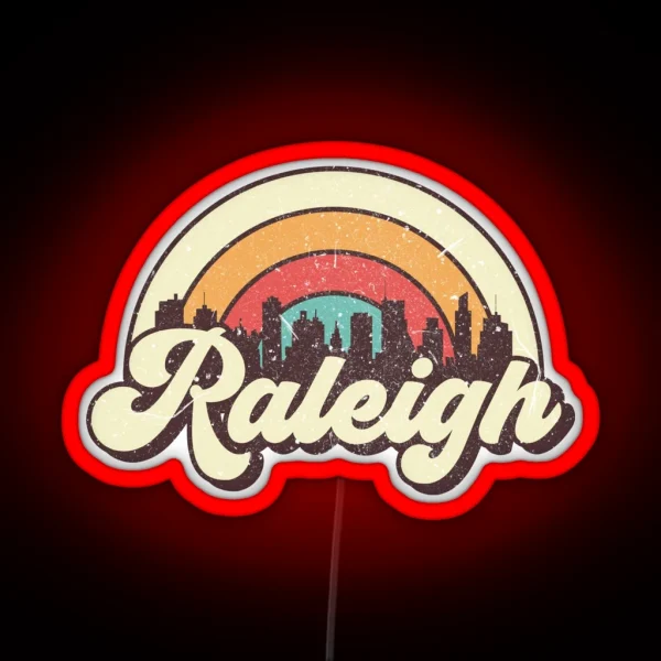 Raleigh City Gift RGB Neon Sign