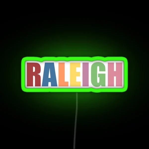 Raleigh Led RGB Neon Sign