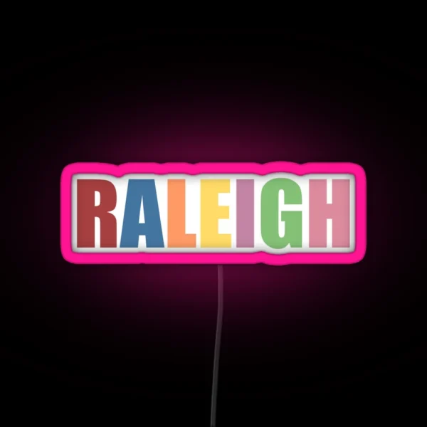 Raleigh Led RGB Neon Sign