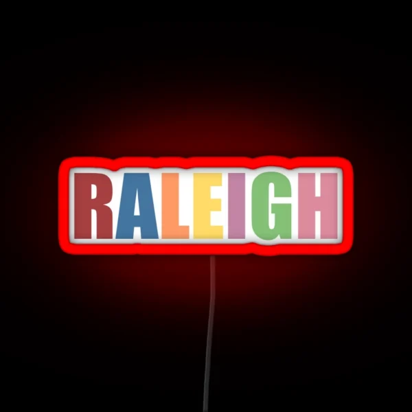 Raleigh Led RGB Neon Sign