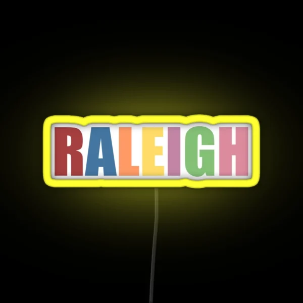Raleigh Led RGB Neon Sign