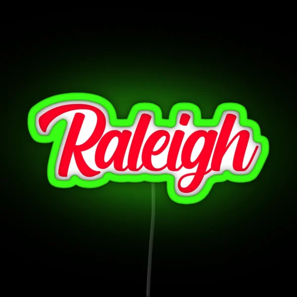 Raleigh Nc RGB Neon Sign