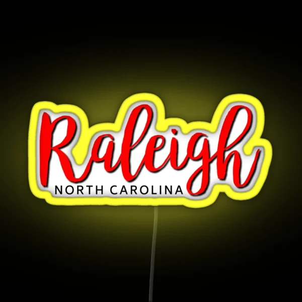 Raleigh NC RGB Neon Sign